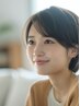 【9月限定◎】カット＋バングストレート　￥8,550［日進駅/縮毛矯正］