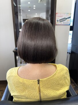 美容室 夢先案内 メテオカラーでツヤツヤ絹髪！