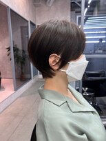 アンセンスバイモードケイズ 銀座店(ANSENS by MODE K's) 【20代30代40代】大人ショートボブ 小顔魅せ　イルミナカラー