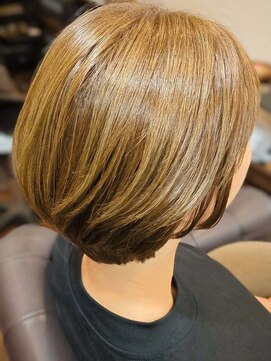 セレスト 心斎橋店(CELESTE) 髪質改善　イノアオイルカラー×オリーブベージュ