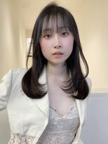 アイトーキョーエス 渋谷(AI TOKYO S)&nbsp;レイヤー/レイヤーカット/顔周りレイヤー/ブルーブラック/前髪