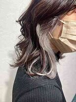 エヌプラスリタ 近鉄八尾(N+lita)&nbsp;黒髪クラゲヘアーオリーブグレー小顔ココアベージュ