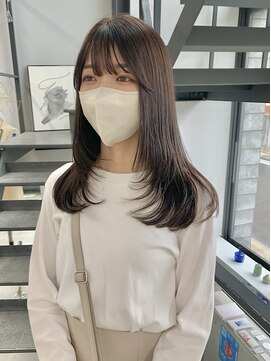 ヘアー アイス 御器所本店(HAIR ICI) 美髪ストレート×髪質改善◎艶髪20代30代グレージュブラウン