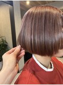やわらかみのあるミニボブ