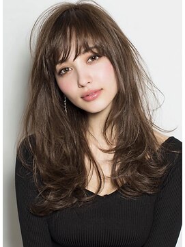 フラッグ(flag) 透け感モカグレージュ×髪質改善トステアカラー