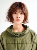 着物ヘア/大人ガーリー/ダークアッシュ/似合わせカット/表参道