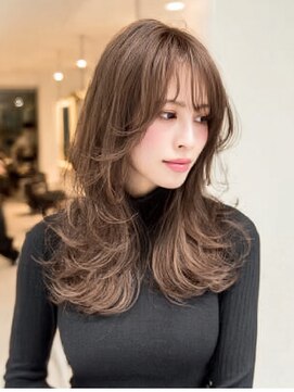 ダル 渋谷/表参道(DAL.) レイヤーカット髪質改善カラー透明感カラー顔まわりカット