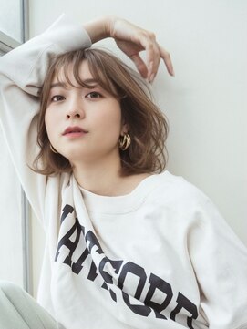 TROIS.高崎/ブリーチ/ダブルカラー/縮毛矯正/レイヤーカット/高崎駅【3/8OPEN(予定)】 ニュアンスボブ