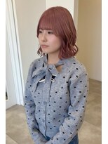 カシェ キョウマチ(cashe’e)&nbsp;松阪/ピンクベージュ/ピンクカラー/ブリーチカラー/10代/20代