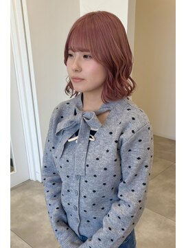 カシェ キョウマチ(cashe’e) 松阪/ピンクベージュ/ピンクカラー/ブリーチカラー/10代/20代