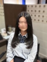 エクファ ヘア シェリル 草津 南草津店(ex-fa hair cherir) イメチェン/ピンクベージュ/アンブレラカラー/前髪/南草津