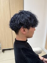 アッシュ 中目黒店(Ash)&nbsp;ブリーチありアッシュグレー×波巻きスパイラルパーマ