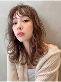 ブリーチハイライト髪質改善ダブルカラーレイヤーカット/新宿