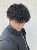 縦落ちツイスパ/ツイスパ/メンズパーマ/岡崎市美容室
