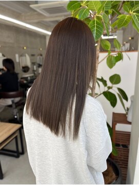 メルシー 福岡天神店(Merci) ブリーチなし☆9トーン☆オリーブベージュ Ayumi/ボブ/髪質改善