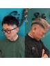 《MEN》KANA指名炭酸シャンプー+流行カット+眉カット¥5000