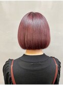 【武石】首が綺麗に見えるボブ×ピンクバイオレット★