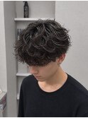 テテ風シャドウパーマ