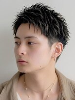 ブロッサム 東武練馬店(Blossom) ツーブロック刈り上げハンサムショートスパイキー/メンズカット