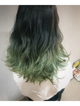 ジーナ(XENA) クリアグリーングラデーション