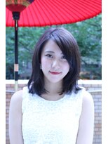 コマ(coma)&nbsp;【coma中野】斜め前髪長めで作るレイヤーロブ