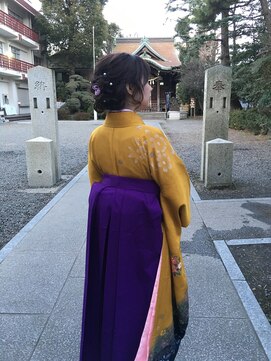 ネオリーブエム(Neolive em;) neolive em  卒業式 着付け ヘアセット