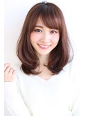 オトナ可愛いセミディ(ジェンダーレスフェアリーエレガンス