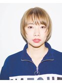 ナチュラルボブ×ブリーチ×イルミナ」
