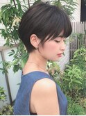 <Tierra-j宮崎直哉>大人綺麗なワンサイドショート　ダブルバング