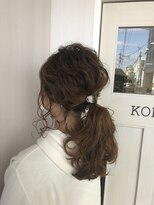 コレロ ヘアー(KORERO hair)&nbsp;簡単アレンジ×ポニーテール