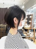 20代30代40代　アイロンコテなし骨格補正ショート