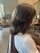 ヨーク(yoke.)&nbsp;【ブリーチ必須】イヤリングカラーピンク♪