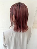 アイリー 名古屋(A/LEE)&nbsp;レッドカラー×ボブ