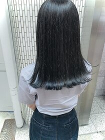 ヘア デザイン クランプ フロント(Hair Design CLAMP front) 大人ダークブルージュ裾カラー