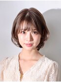 小顔に見える◎愛されボブ