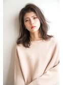 大人かわいい♪小顔ふわミディ