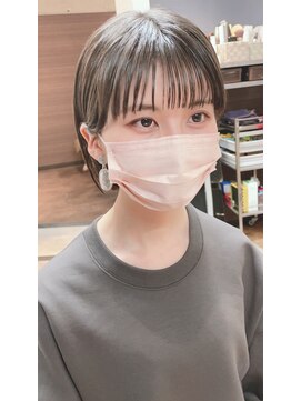 トゥーリ 二日市店(tuuli) 20代30代40代50代ひし形デジタルパーマエアリーミディ黒髪