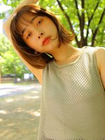 ソヨン 名古屋店(SOYON)&nbsp;Aラインボブ フェザーカット 小顔ボブ