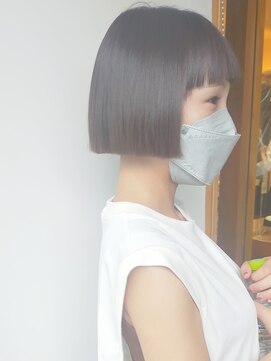 モリオフロムロンドン 原宿本店(morio from London) 【morio原宿】ミニボブ　前髪あり