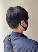 サイドをツーブロック 襟足すっきり メンズカット