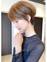 ショートボブ髪型30代40代50代前髪あり前髪なし面長丸顔【倉田】