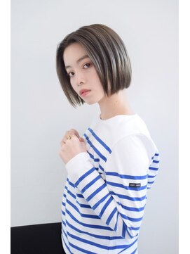 ニスル 上尾店(NISURU) 似合わせカット/大人ガーリー/ダークアッシュ/着物/上尾/上尾駅