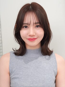 アンアミ シブヤ(Un ami shibuya) 【Unami】TOMI 大人可愛いくびれミディアムヘア