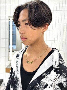 ニコ トウキョウ(nico TOKYO) メンズセンターパートウルフシースルーマッシュ