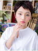 小顔黒髪大人ぱっつん前髪マッシュウルフc5戸頭20代30代40代