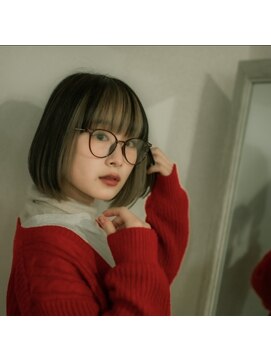 チュール バイ ラランジェ 横川店(ture by LARANJE) ミニボブ×インナーカラー