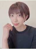 ピンク×ショート