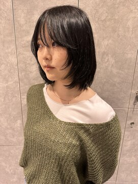 ブランコトレス 祖師谷店(BLANCO tres) face layer ミディアムスタイル