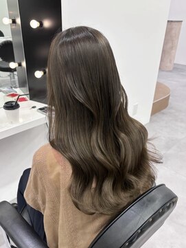 エトバイイオエ(et by ioe) 黒髪/ボブルフ/ネビージュ/小顔/ワンレン/髪質改善/グレージュ