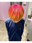 roots color/メンズカラー/塩基カラー/デザインカラー/派手髪